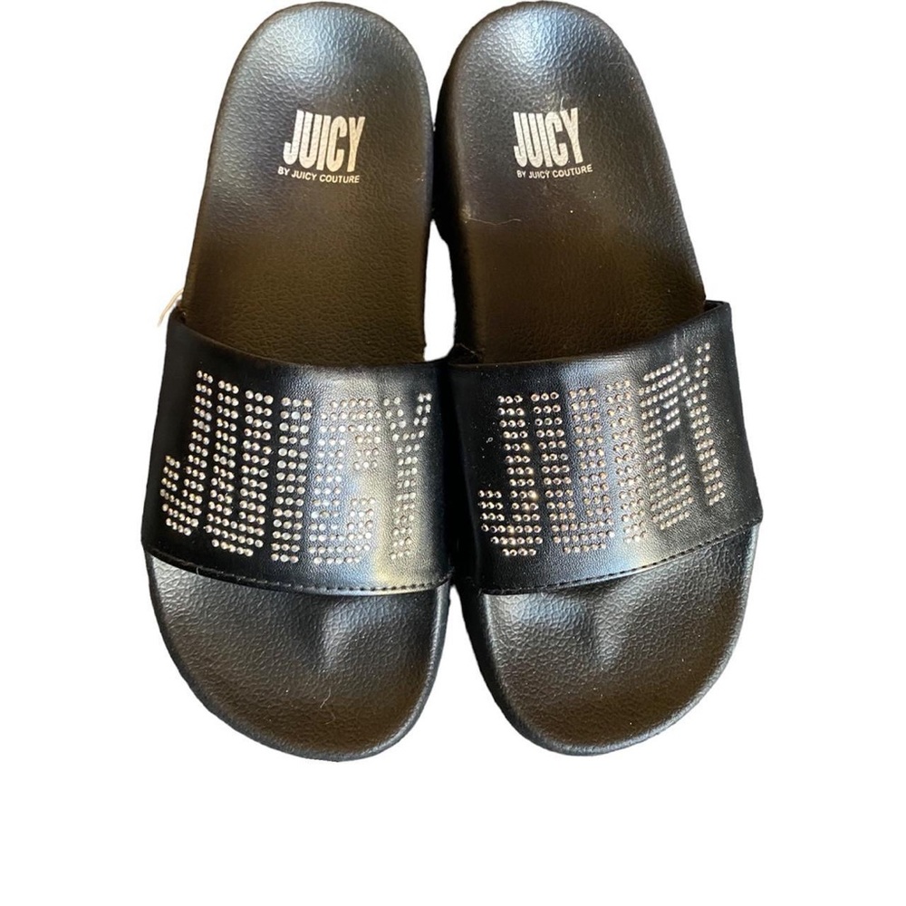 rhinestone juicy couture slides